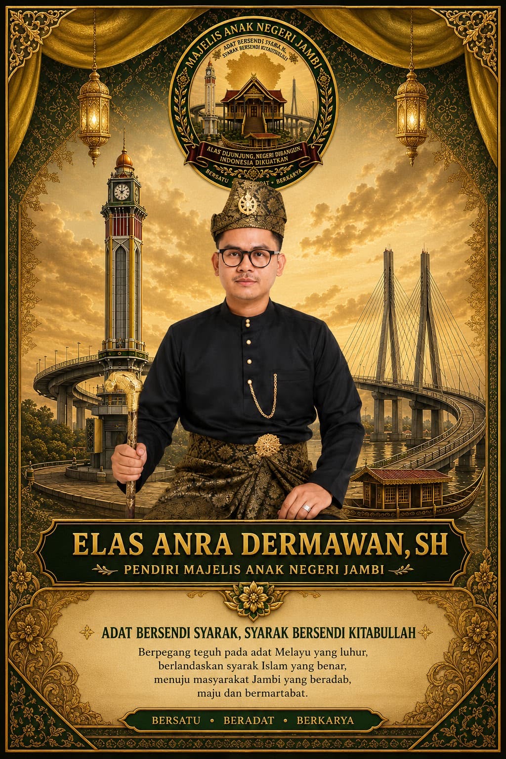 Cik Elas Anra Dermawan, SH Dirikan Majelis Anak Negeri Jambi