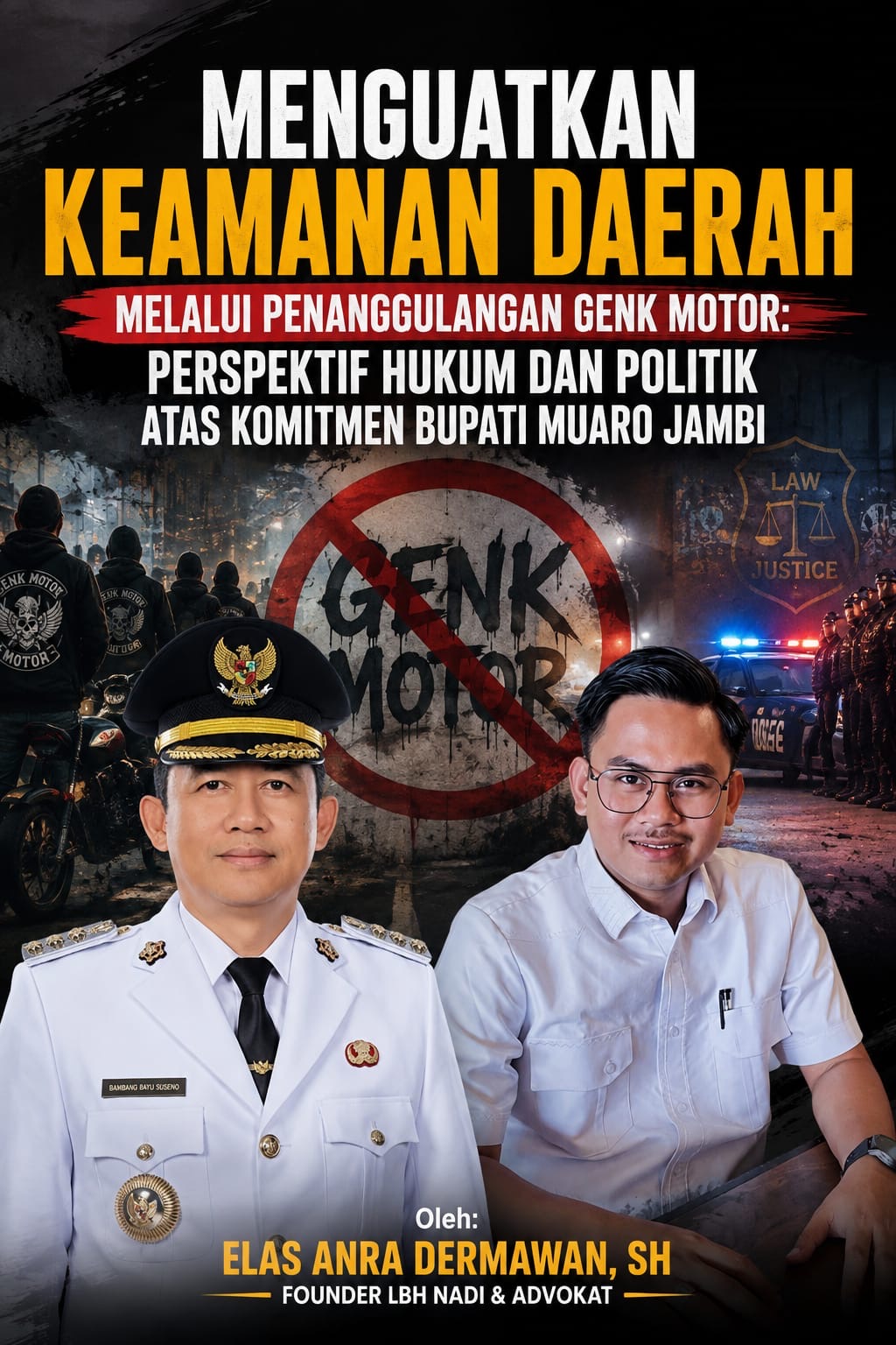Menguatkan Keamanan Daerah melalui Penanggulangan Geng Motor: Perspektif Hukum dan Politik atas Komitmen Bupati Muaro Jambi