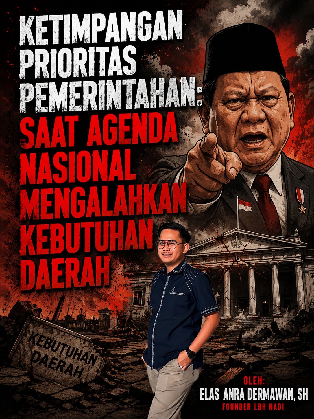 Ketimpangan Prioritas Pemerintahan: Saat Agenda Nasional Mengalahkan Kebutuhan Daerah