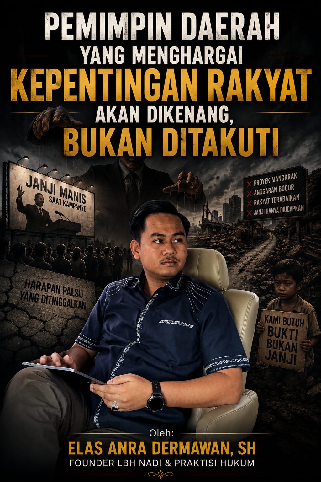 Pemimpin Daerah yang Menghargai Kepentingan Rakyat Akan Dikenang, Bukan Ditakuti