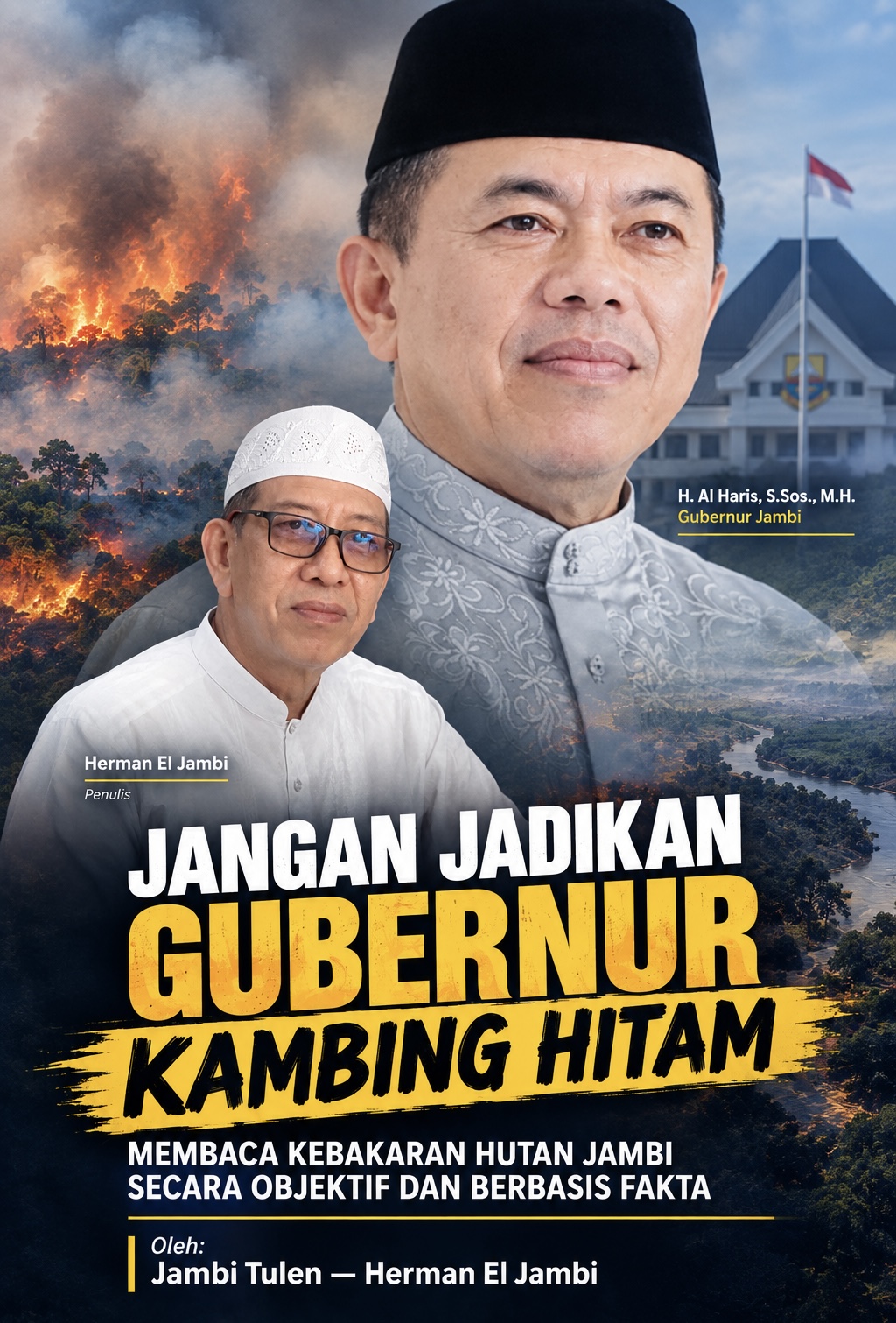 JANGAN JADIKAN GUBERNUR KAMBING HITAM | Membaca Kebakaran Hutan Jambi Secara Objektif dan Berbasis Fakta