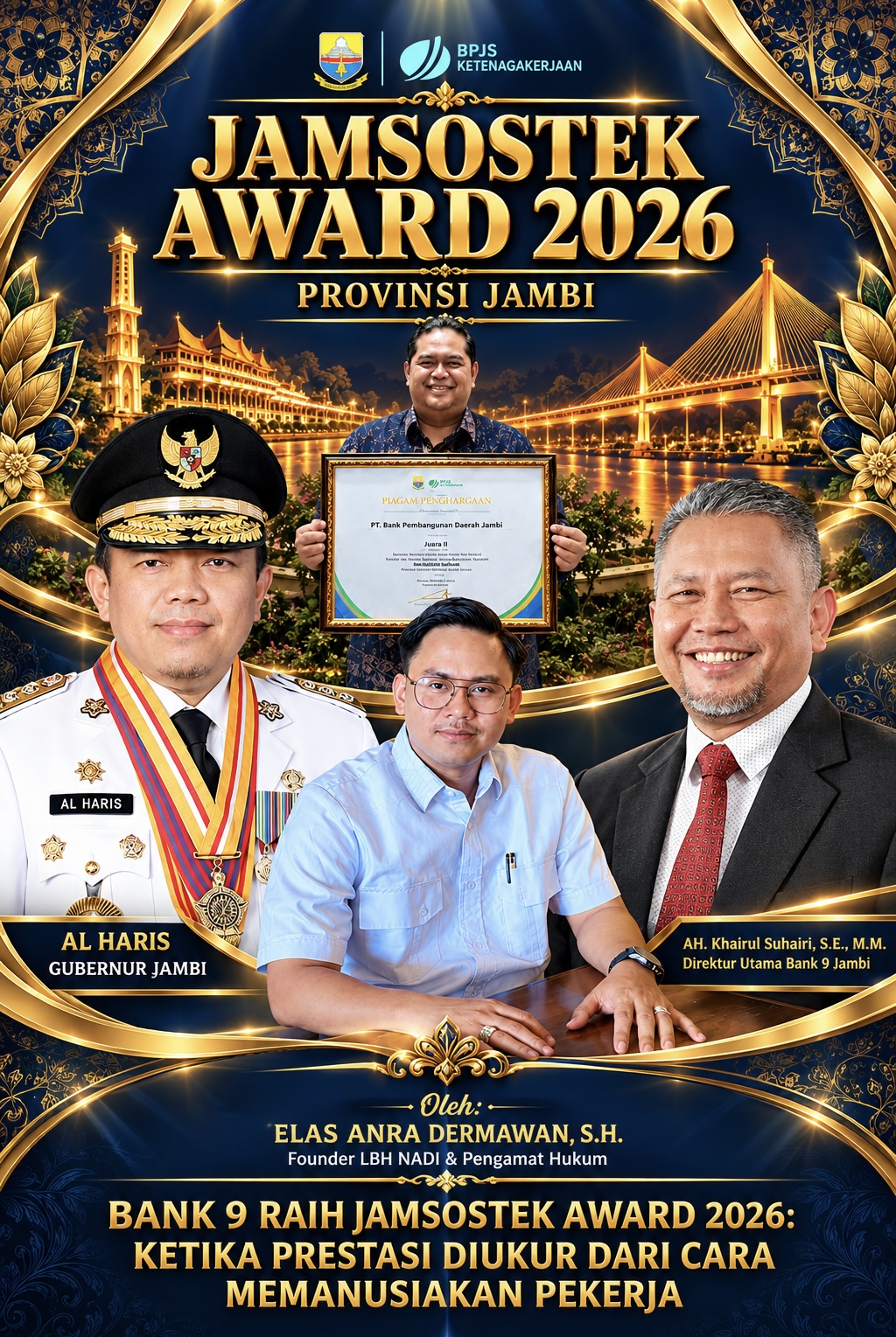 BANK 9 RAIH JAMSOSTEK AWARD 2026: KETIKA PRESTASI DIUKUR DARI CARA MEMANUSIAKAN PEKERJA